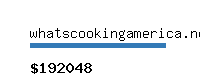whatscookingamerica.net Website value calculator