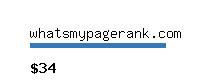 whatsmypagerank.com Website value calculator