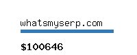 whatsmyserp.com Website value calculator