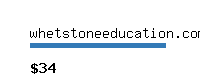 whetstoneeducation.com Website value calculator