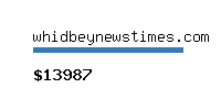 whidbeynewstimes.com Website value calculator