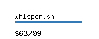 whisper.sh Website value calculator