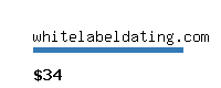 whitelabeldating.com Website value calculator