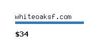 whiteoaksf.com Website value calculator