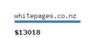 whitepages.co.nz Website value calculator