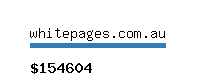 whitepages.com.au Website value calculator