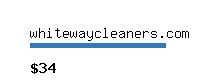 whitewaycleaners.com Website value calculator