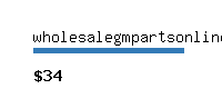 wholesalegmpartsonline.com Website value calculator