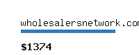 wholesalersnetwork.com Website value calculator