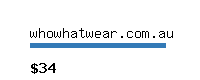 whowhatwear.com.au Website value calculator