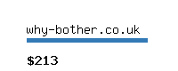 why-bother.co.uk Website value calculator