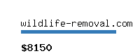 wildlife-removal.com Website value calculator