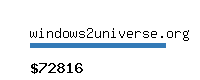 windows2universe.org Website value calculator