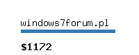 windows7forum.pl Website value calculator