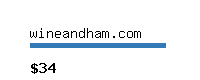 wineandham.com Website value calculator