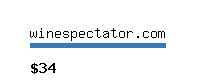 winespectator.com Website value calculator