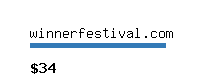 winnerfestival.com Website value calculator