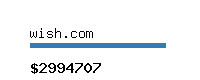 wish.com Website value calculator