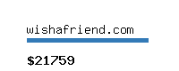 wishafriend.com Website value calculator