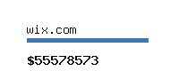 wix.com Website value calculator