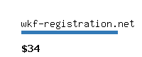 wkf-registration.net Website value calculator