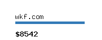 wkf.com Website value calculator