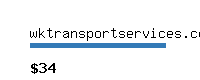 wktransportservices.com Website value calculator