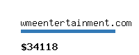 wmeentertainment.com Website value calculator