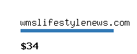 wmslifestylenews.com Website value calculator