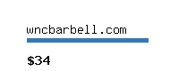 wncbarbell.com Website value calculator