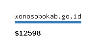 wonosobokab.go.id Website value calculator