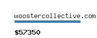 woostercollective.com Website value calculator