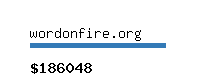 wordonfire.org Website value calculator