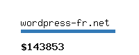 wordpress-fr.net Website value calculator
