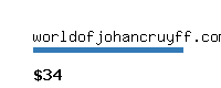 worldofjohancruyff.com Website value calculator