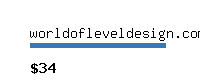 worldofleveldesign.com Website value calculator