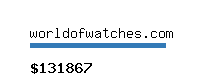 worldofwatches.com Website value calculator