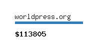 worldpress.org Website value calculator