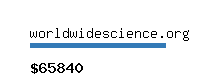 worldwidescience.org Website value calculator