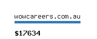 wowcareers.com.au Website value calculator