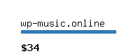 wp-music.online Website value calculator