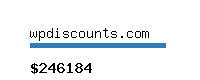 wpdiscounts.com Website value calculator