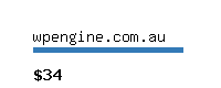 wpengine.com.au Website value calculator