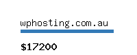 wphosting.com.au Website value calculator