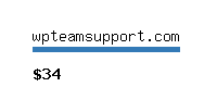 wpteamsupport.com Website value calculator