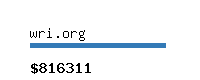 wri.org Website value calculator