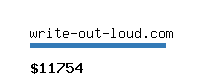 write-out-loud.com Website value calculator