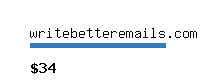 writebetteremails.com Website value calculator