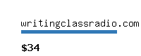 writingclassradio.com Website value calculator