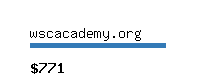 wscacademy.org Website value calculator